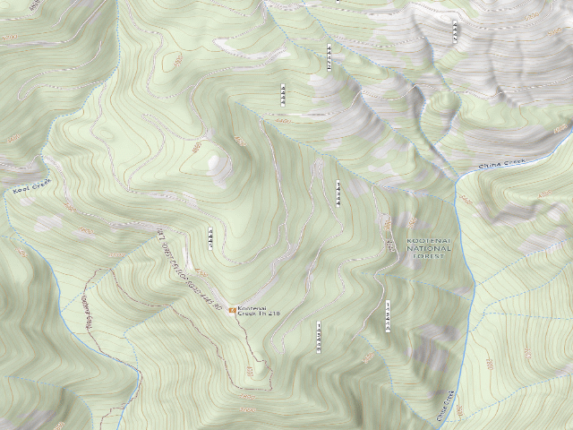 USGS topographic map of Rd 4444 Camp