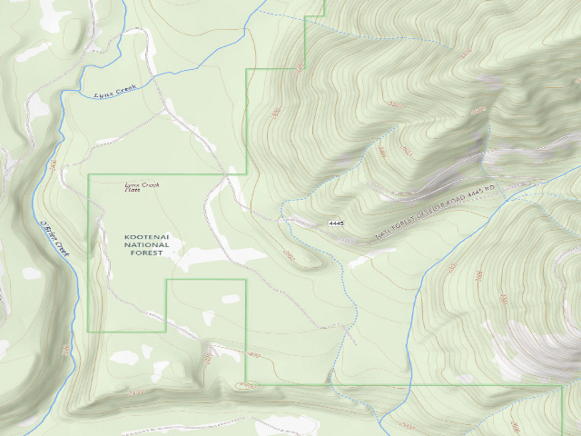 USGS topographic map of Rd 4445 Camp 3 (Pit)