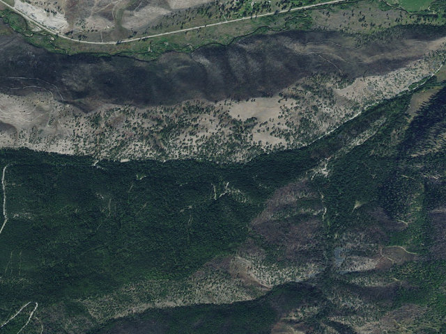 Aerial image of Rd 451 Mp 2 Campsite
