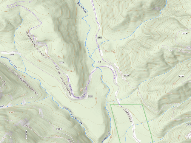 USGS topographic map of Rd 4654 Site 1