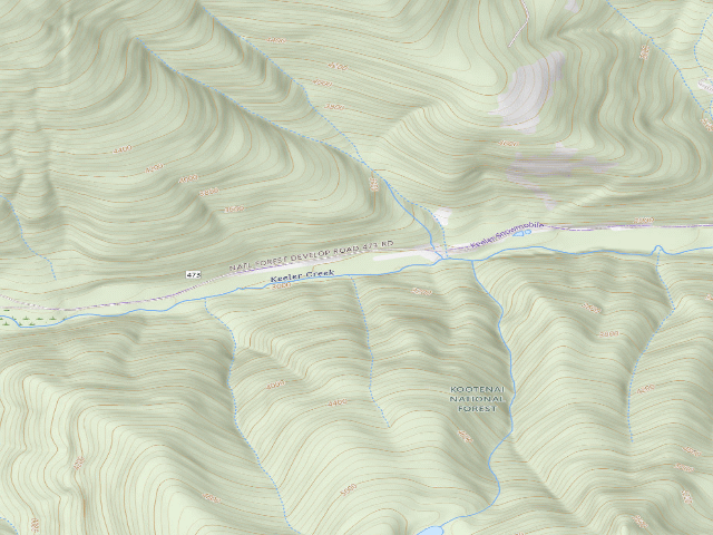 USGS topographic map of Rd 473 Camp 5