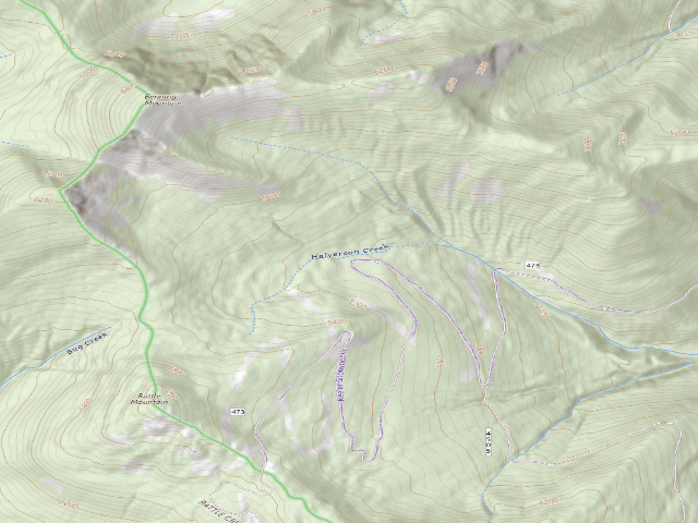 USGS topographic map of Rd 473 Camp 7