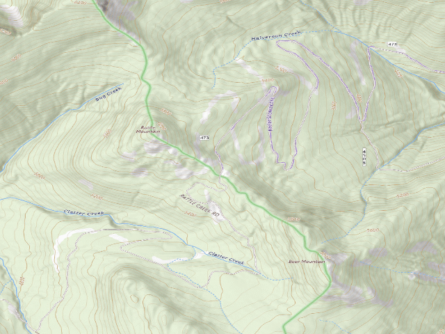 USGS topographic map of Rd 473 Camp 8 Summit