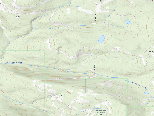 USGS topographic map of Rd 4770 Site 1
