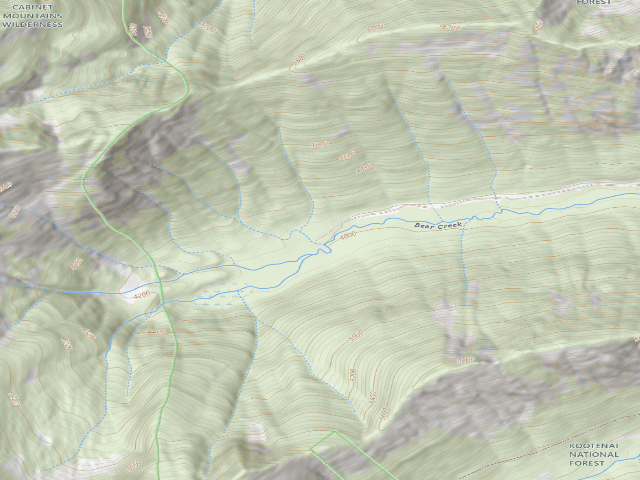USGS topographic map of Rd 4784 Site 3