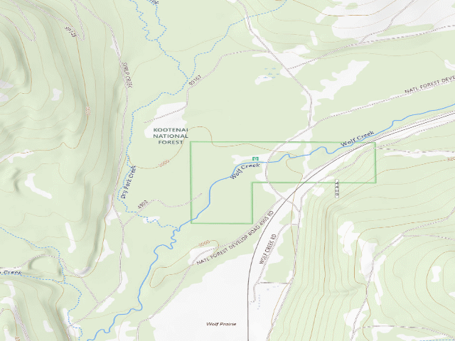 USGS topographic map of Rd 4903 Site 2