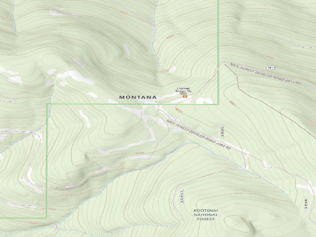 USGS topographic map of Rd 4913 Site 1