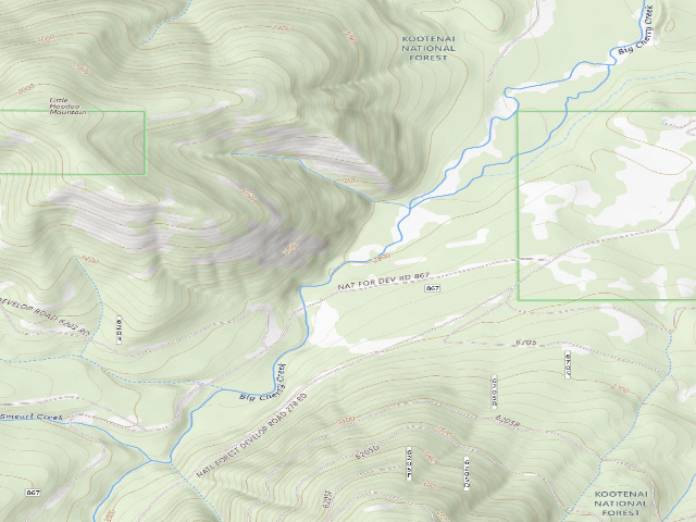 USGS topographic map of Rd 5074 Site 4