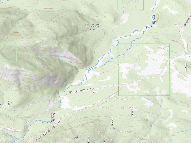 USGS topographic map of Rd 5074 Site 6