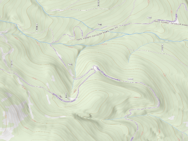 USGS topographic map of Rd 5932 Camp 3