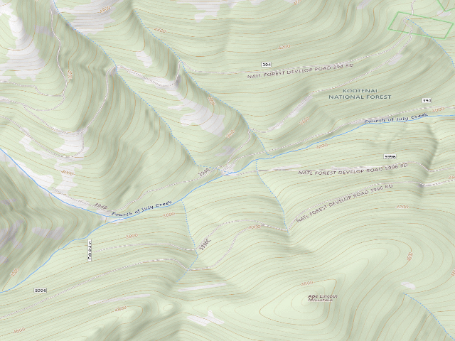 USGS topographic map of Rd 5996 Camp 1
