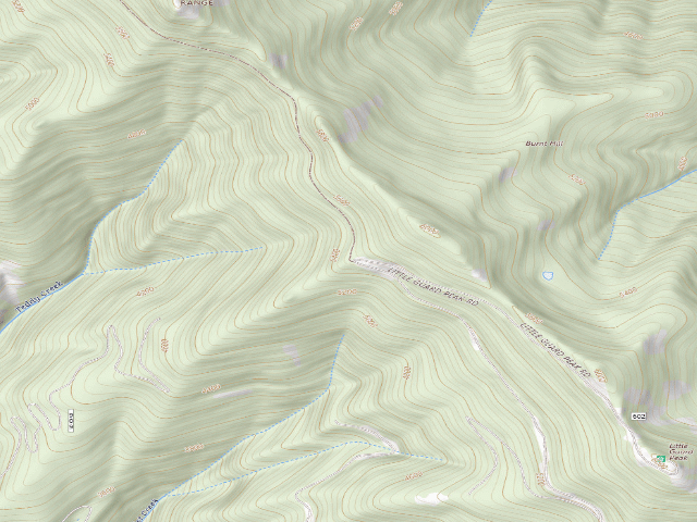 USGS topographic map of Rd 604 Site 8