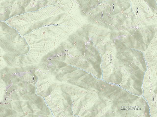 USGS topographic map of Rd 614 Site 7