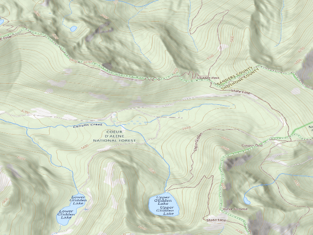 USGS topographic map of Rd 615 Site 1