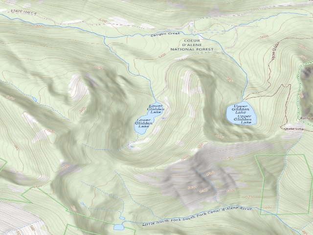 USGS topographic map of Rd 615 Site 7H