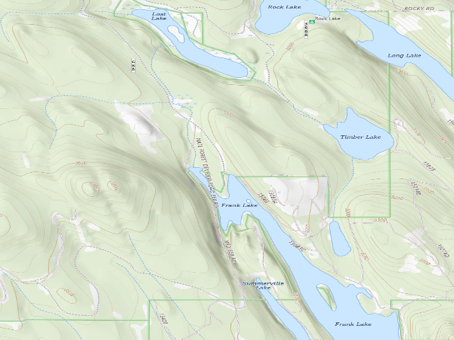 USGS topographic map of Rd 668-Camp