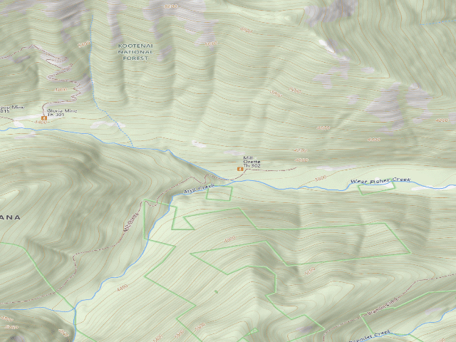 USGS topographic map of Rd 6746 Site 2