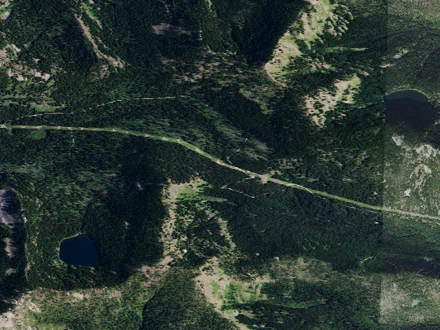 Aerial image of Rd 7623 Spur Site 2