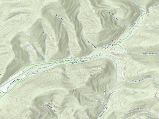 USGS topographic map of Rd 794 Site 2