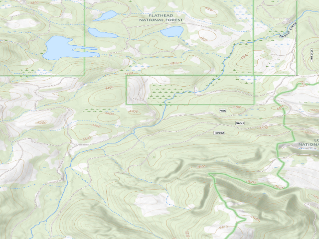 USGS topographic map of Rd 906  Beaver Creek Site