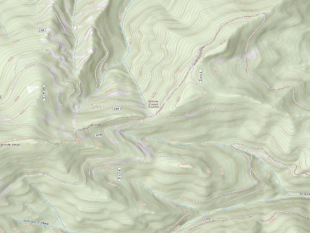 USGS topographic map of Rd 957 Site 1