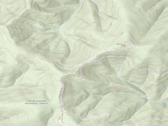 USGS topographic map of Rd 992 Site 1