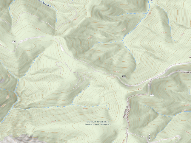 USGS topographic map of Rd 992 Site 2