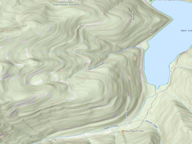 USGS topographic map of Rd4640 Camp 1