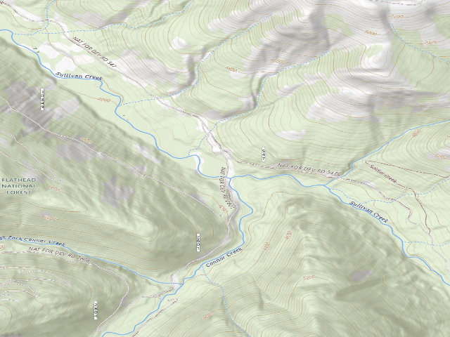 USGS topographic map of Rd547 Sullivan Cr #1