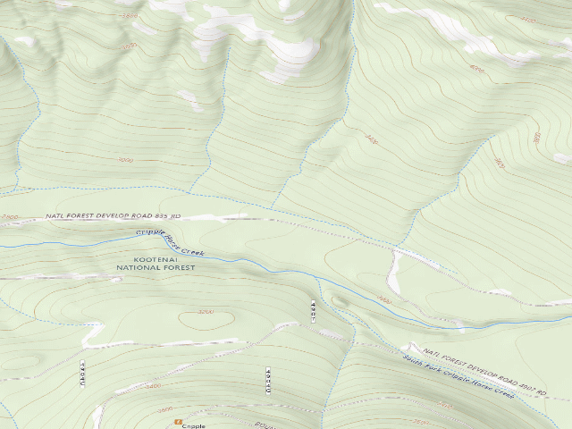 USGS topographic map of Rd835 Site 4