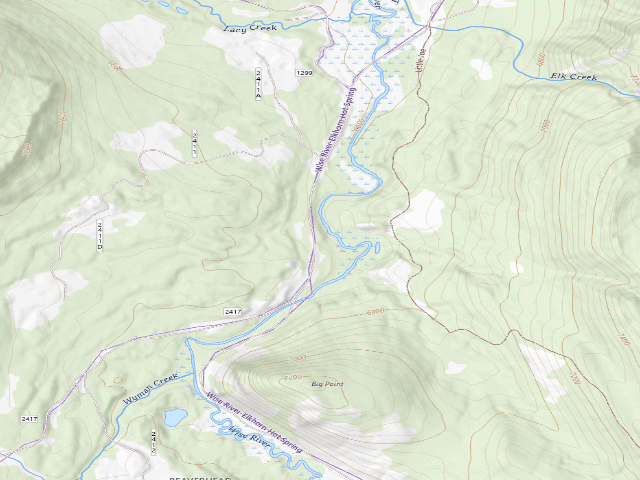 USGS topographic map of Recent Traffic