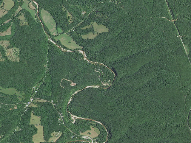 Aerial image of Red Bluff Recreation Area