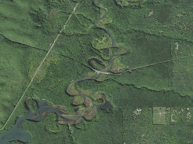 Aerial image of Red Bridge Access