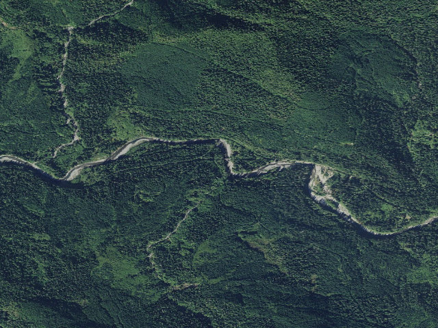 Aerial image of Red Bridge