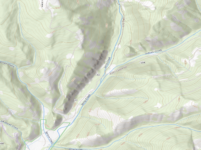 USGS topographic map of Red Can