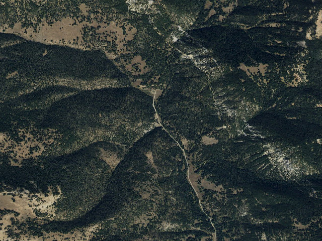 Aerial image of Red Canyon Camp 3