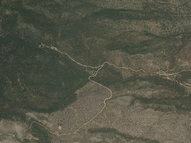 Aerial image of Red Canyon