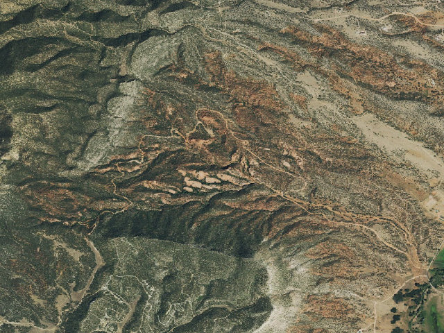 Aerial image of Red Canyon Park (Canon City)