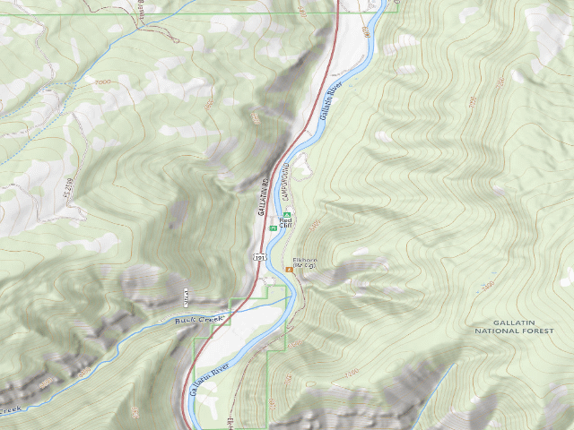 USGS topographic map of Red Cliff