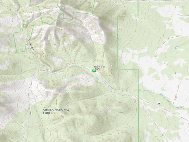 USGS topographic map of Red Cloud -New