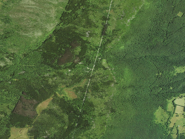 Aerial image of Red Creek Campground
