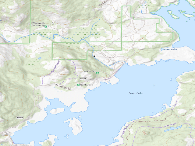 USGS topographic map of Red Fir Group