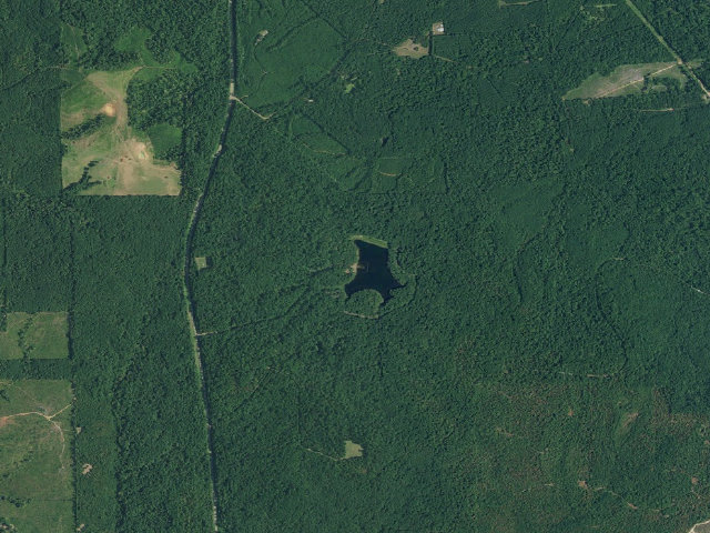 Aerial image of Red Hills Lake