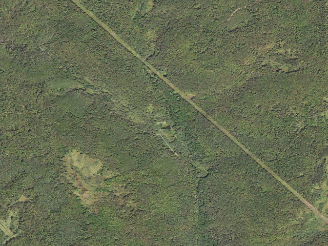 Aerial image of Red Mill Campground