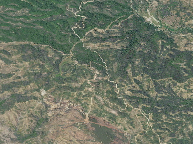 Aerial image of Red Mountain Campground