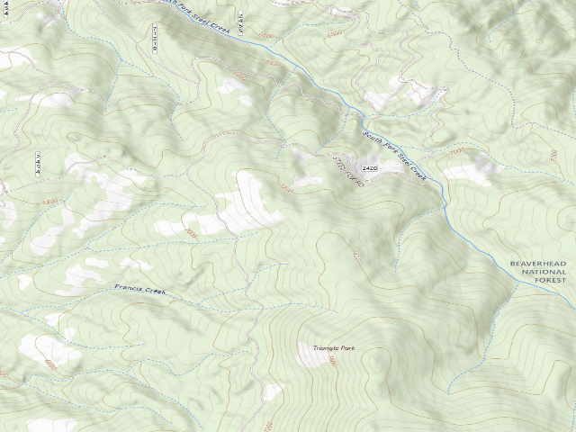 USGS topographic map of Red