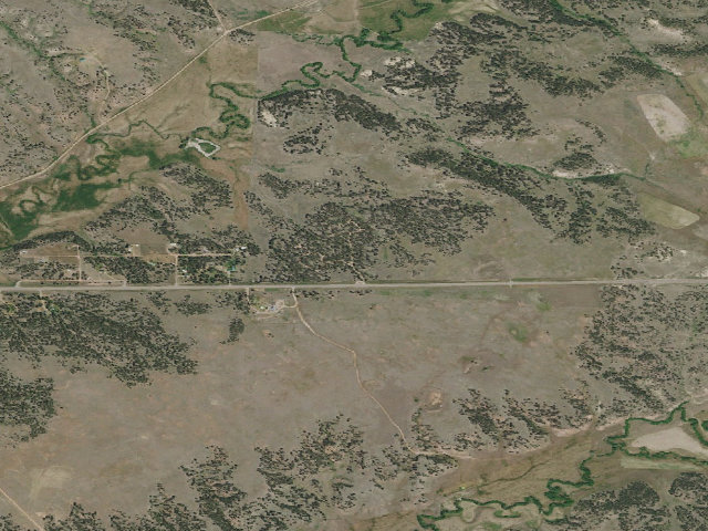 Aerial image of Red Shale