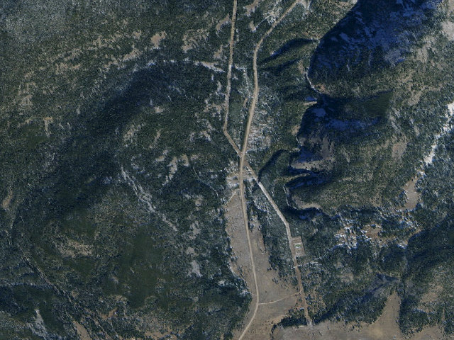 Aerial image of Red Springs Campground