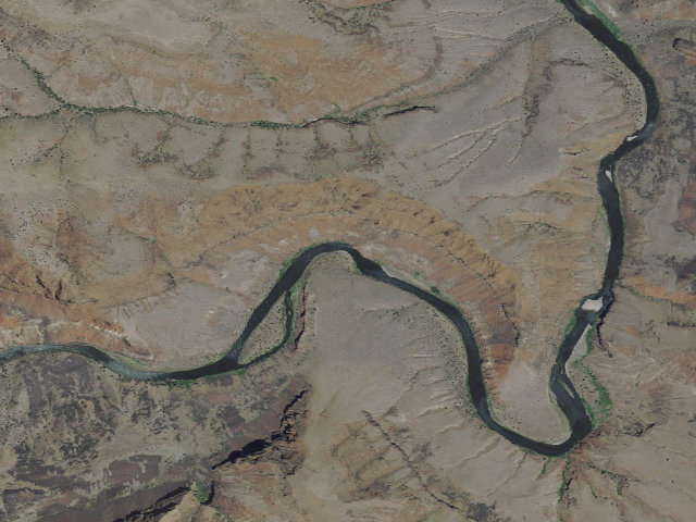Aerial image of Red Wall Beach