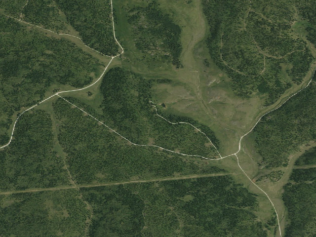 Aerial image of Redbank Spring